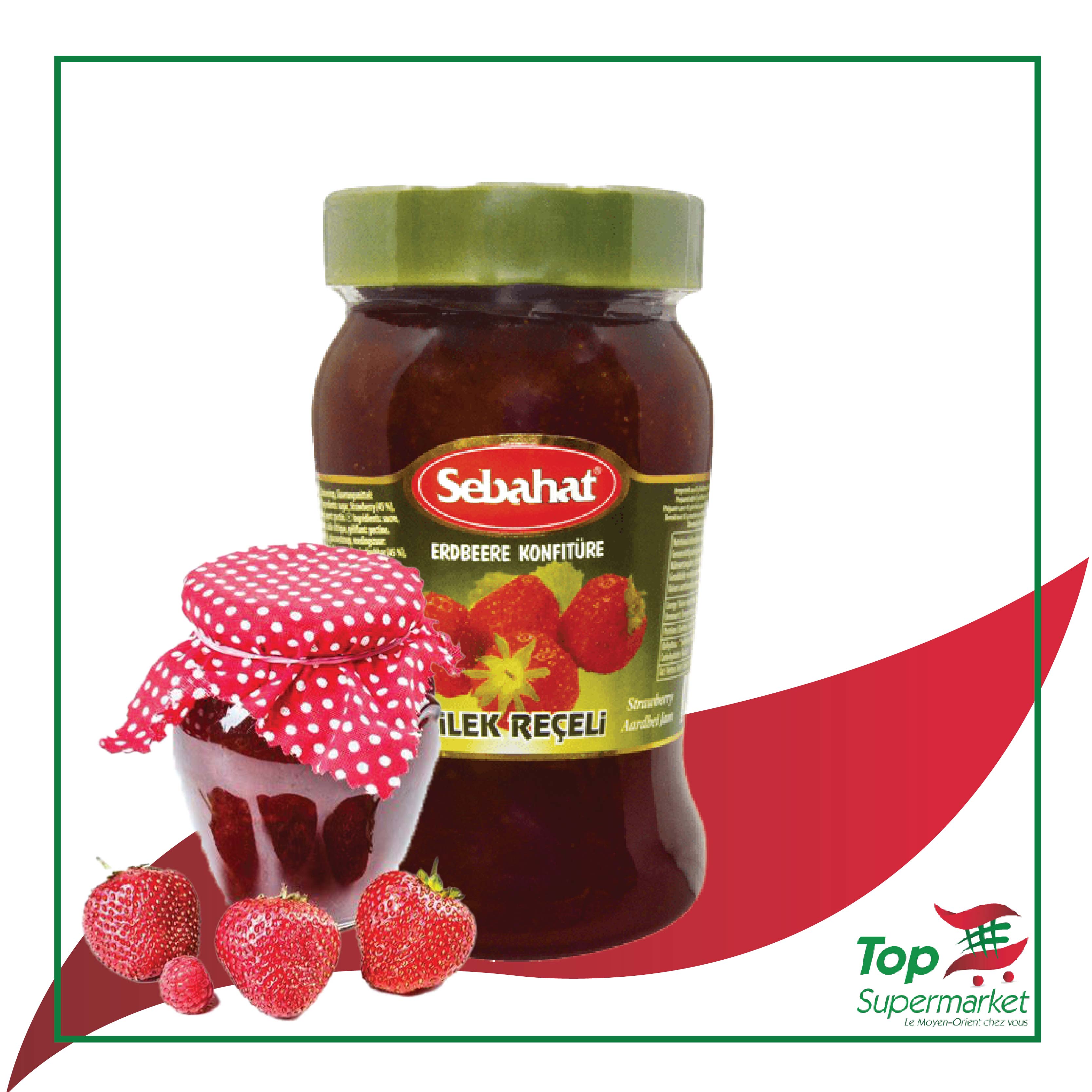 Sebahat confiture de fraise 700gr